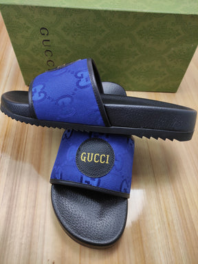 SLIDE GUCCI CUSTOM ( AZUL )