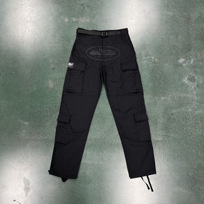 Calça Corteiz Guerillaz Cargo Black Logo