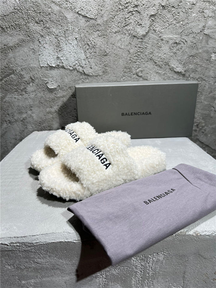 SLIDE BALENCIAGA INVERN ( BRANCO )