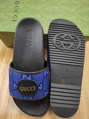 SLIDE GUCCI CUSTOM ( AZUL )