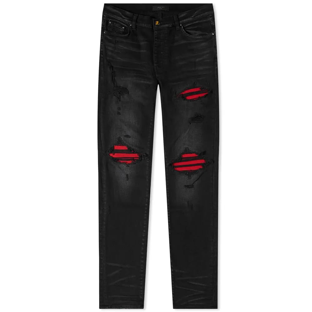 Calça Amiri Ultra Suede MX1 'Aged Black'