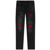 Calça Amiri Ultra Suede MX1 'Aged Black'