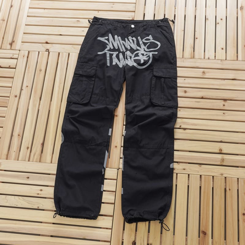 Calça Minus Two Cargo Preto/Cinza