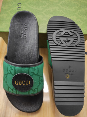 SLIDE GUCCI CUSTOM ( VERDE )