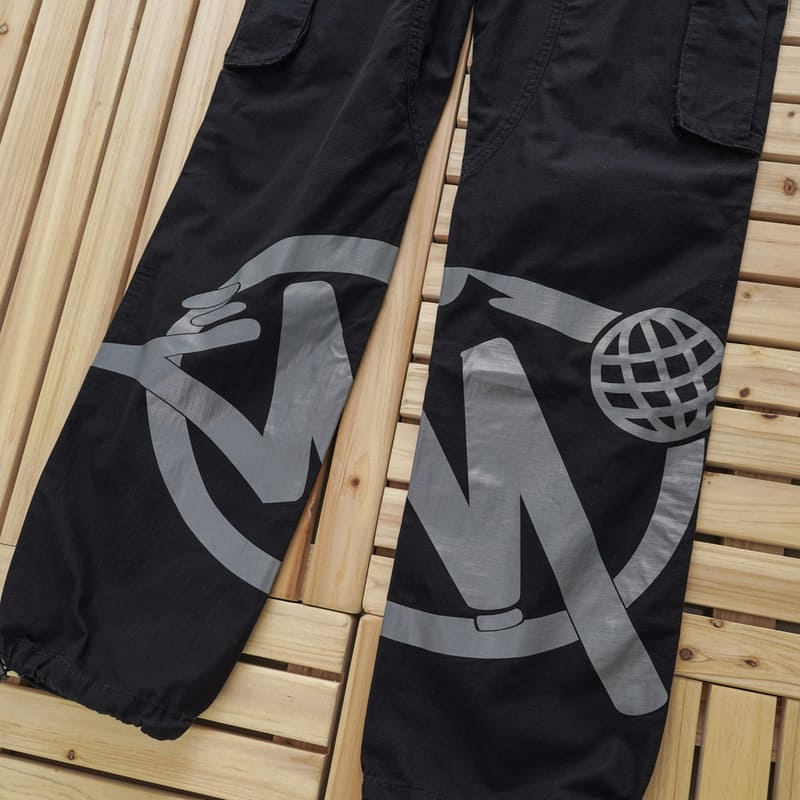 Calça Minus Two Cargo Preto/Cinza