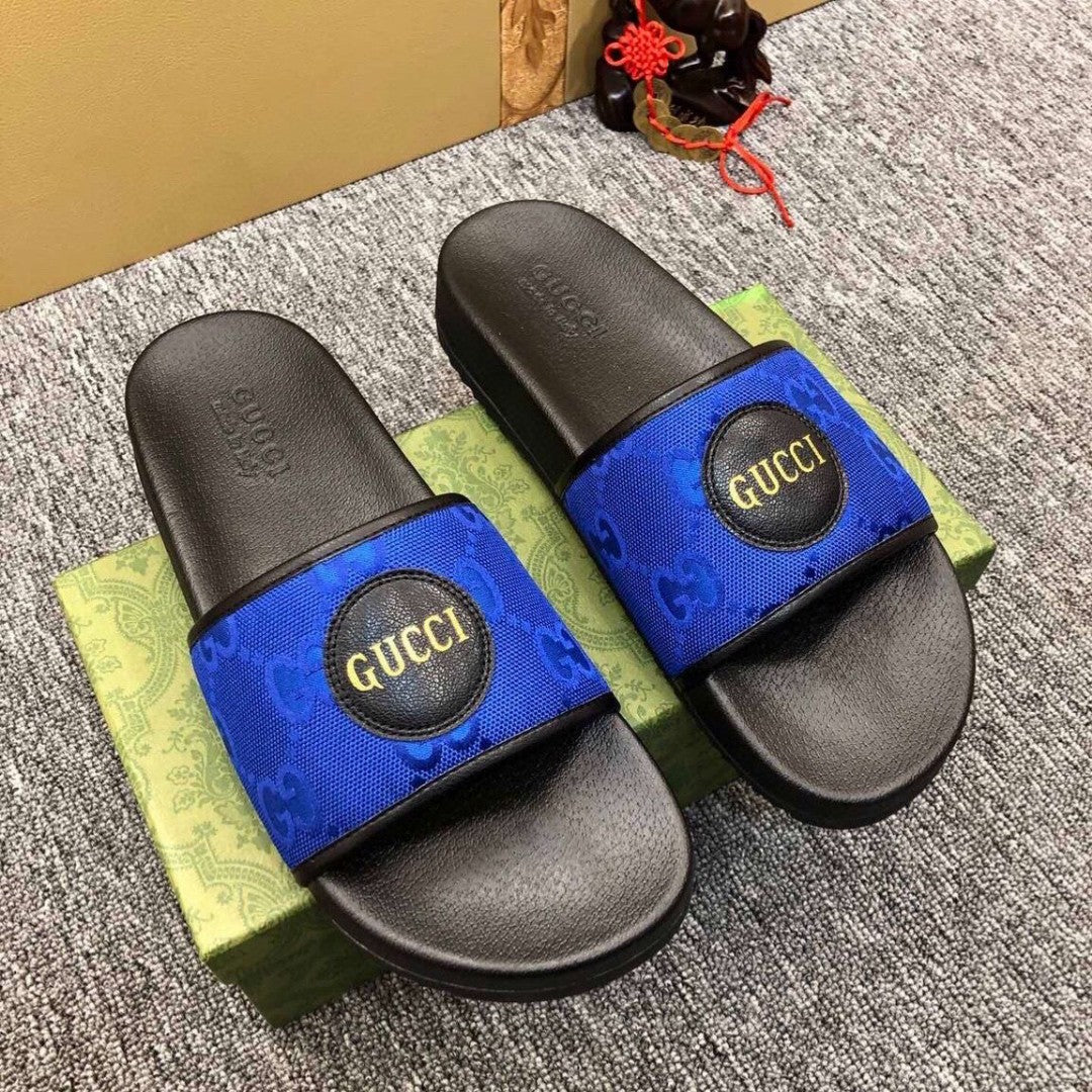 SLIDE GUCCI CUSTOM ( AZUL )