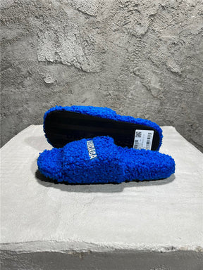 SLIDE BALENCIAGA INVERN ( AZUL )