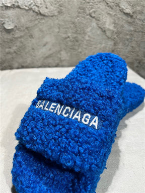 SLIDE BALENCIAGA INVERN ( AZUL )