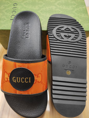 SLIDE GUCCI CUSTOM ( LARANJA )