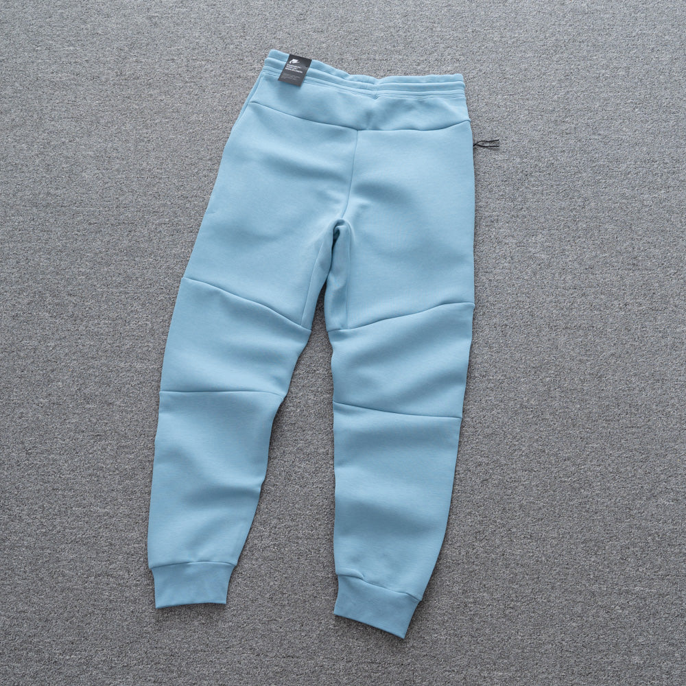 Conjunto NK Tech Fleece Azul e Branco