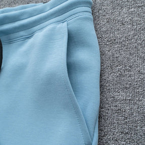 Conjunto NK Tech Fleece Azul e Branco