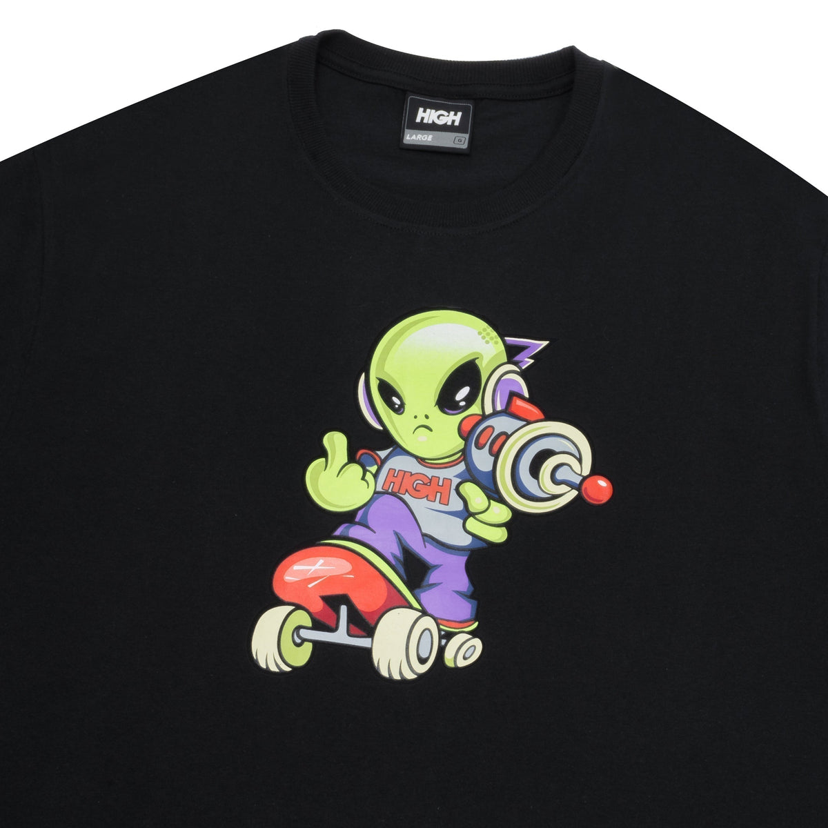 Camiseta High "Alien" Preto