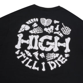 Camiseta High "Bones" Preto