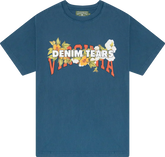 Camiseta Denim Tears "The Virginia 1619" Azul Marinho