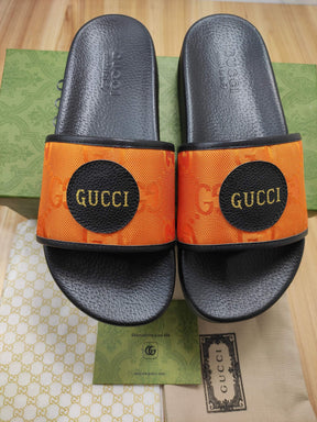 SLIDE GUCCI CUSTOM ( LARANJA )