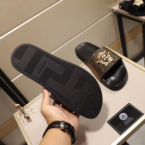 SLIDE VERSACE PREMIUM GOLD ( PRETO )