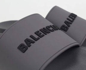 SLIDE BALENCIAGA TRADICIONAL ( CINZA )