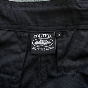 Calça Corteiz Guerillaz Cargo Black Logo