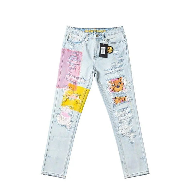 Calça Jeans Drew House Distressed Bear