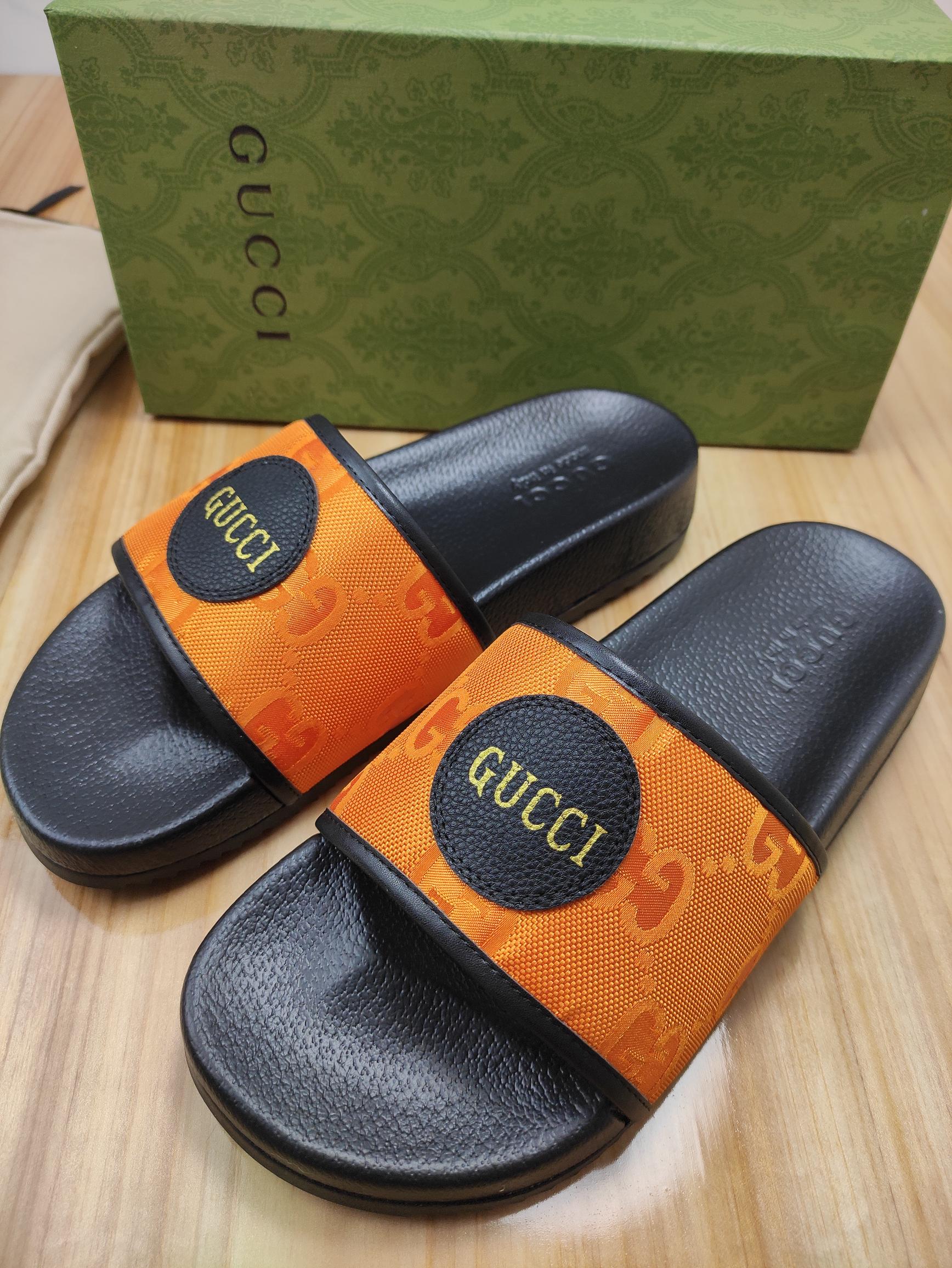 SLIDE GUCCI CUSTOM ( LARANJA )