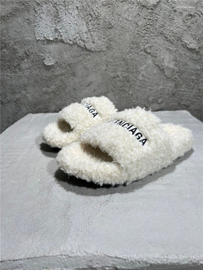 SLIDE BALENCIAGA INVERN ( BRANCO )