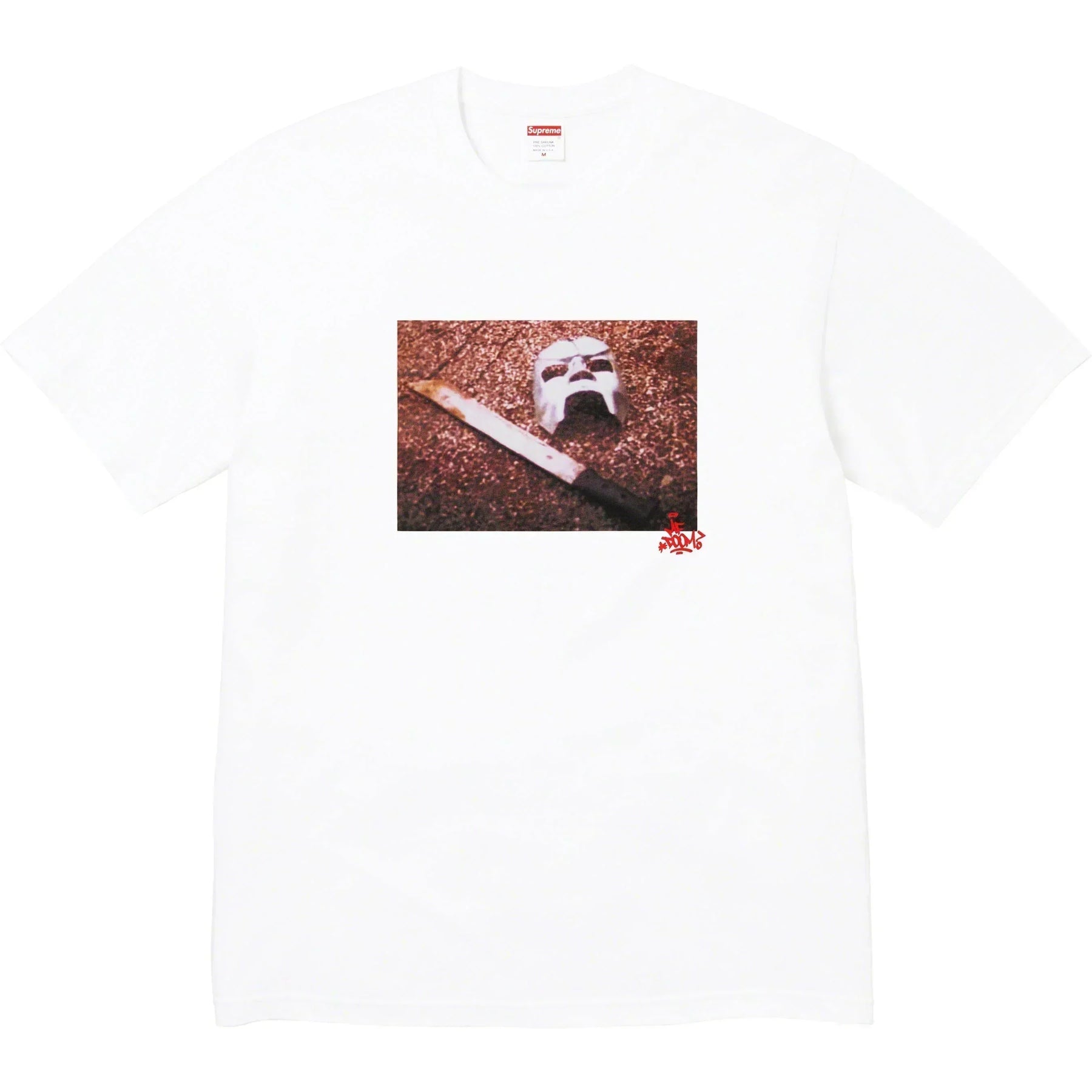 Camiseta Supreme "Mf Doom" Branco